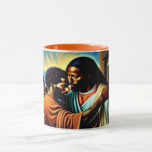 Jesus Heals a Blind Man Combo Mug