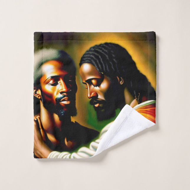Jesus Heals a Blind Man II Wash Cloth (Wash Cloth)