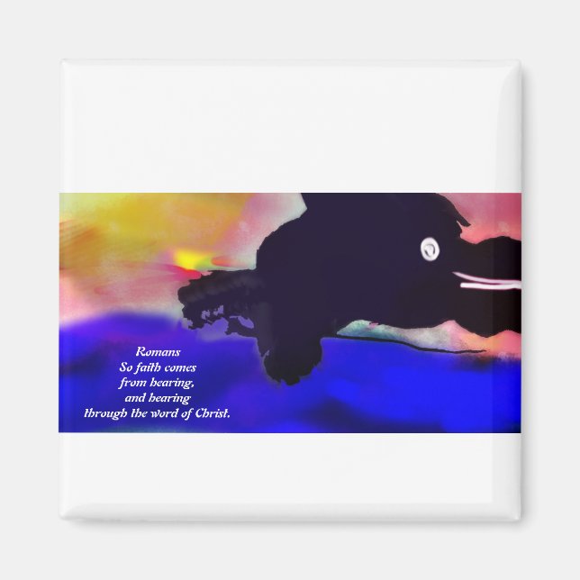 jesus hear magnet (Front)