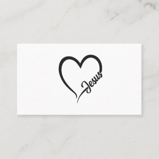 JESUS HEART BUSINESS CARD