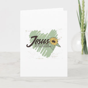 Jesus heart card