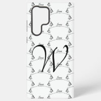 Jesus Heart Inscription With Your Initial