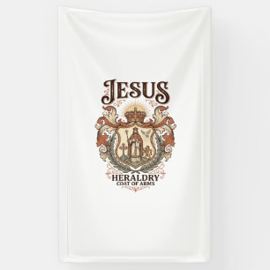 Jesus Heraldry Coat Of Arms Jesus Heraldry Coat Ar Banner