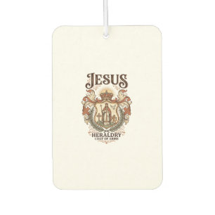 Jesus Heraldry Coat Of Arms Jesus Heraldry Coat Ar Car Air Freshener