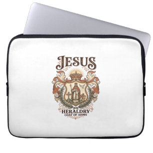 Jesus Heraldry Coat Of Arms Jesus Heraldry Coat Ar Laptop Sleeve