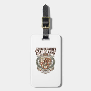 Jesus Heraldry Coat Of Arms Jesus Heraldry Coat Ar Luggage Tag