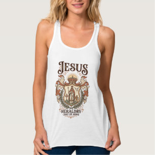 Jesus Heraldry Coat Of Arms Jesus Heraldry Coat Ar Singlet