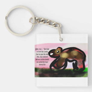 jesus here call  key ring