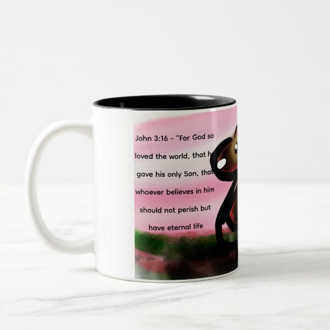 jesus here call  Two-Tone coffee mug (Left)