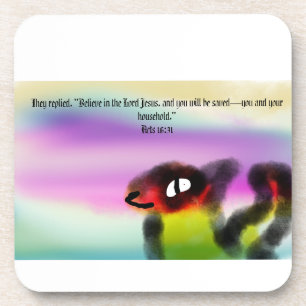 jesus here coaster