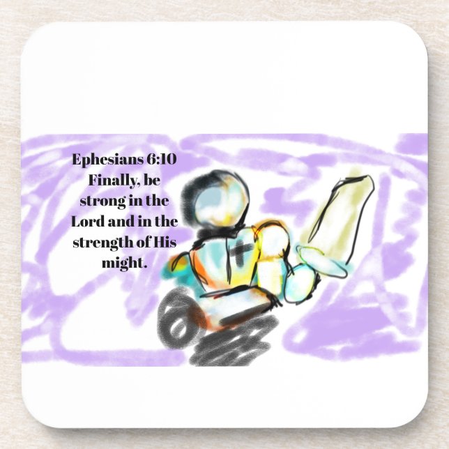 Jesus here  coaster (Front)
