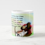Jesus here now large coffee mug<br><div class="desc">For I know the plans I have for you, declares the Lord, plans to prosper you and not to harm you, plans to give you hope and a future.
Jeremiah 29:11</div>