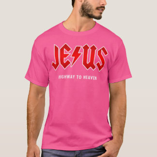 Jesus - Highway To Heaven - Hard Rocker Devout Chr T-Shirt