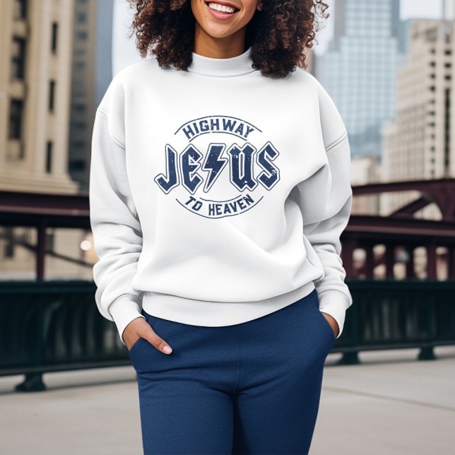 Jesus Highway To Heaven Sweatshirt (Creator Uploaded)