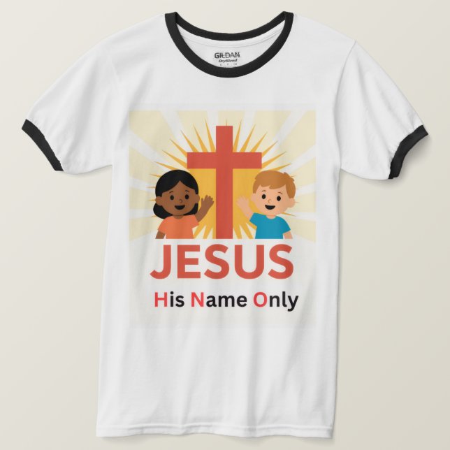 Jesus - His Name Only T-shirt (Design Front)