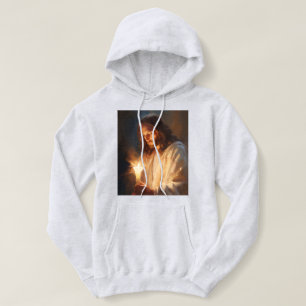 Jesus Holding Candle Hoodie