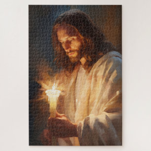Jesus Holding Candle Puzzle