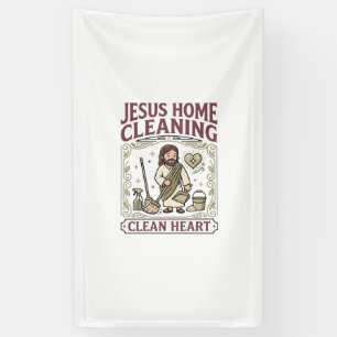 Jesus Home Cleaning Clean Heart Jesus Home Cleanin Banner