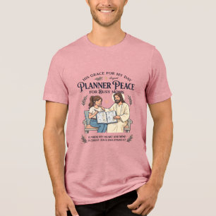 Jesus Homeschool Mum Planner Shirt Faith Based Des