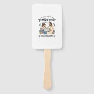 Jesus Homeschool Mum Planner Shirt Faith Based Des Hand Fan