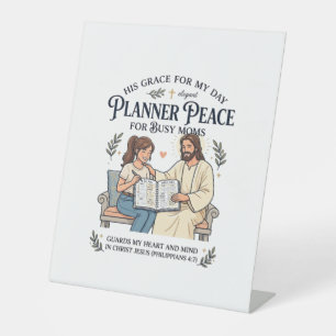 Jesus Homeschool Mum Planner Shirt Faith Based Des Pedestal Sign