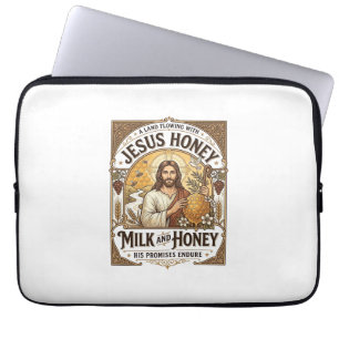 Jesus Honey Milk And Honey Jesus Honey Milk Honey Laptop Sleeve