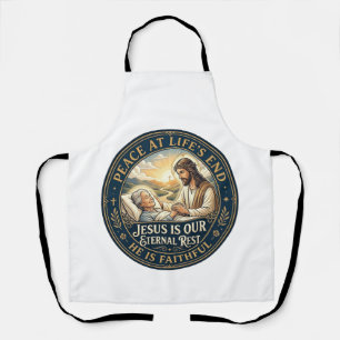 Jesus Hospice End Of Life Comfort Shirt Christian  Apron