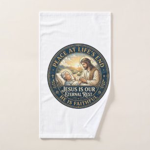 Jesus Hospice End Of Life Comfort Shirt Christian  Hand Towel