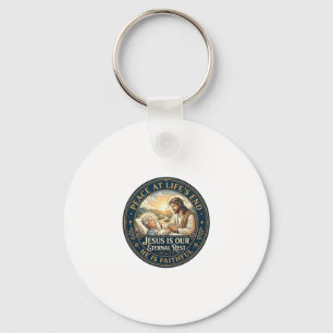Jesus Hospice End Of Life Comfort Shirt Christian Key Ring