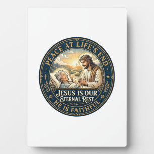 Jesus Hospice End Of Life Comfort Shirt Christian  Plaque