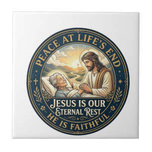 Jesus Hospice End Of Life Comfort Shirt Christian  Tile