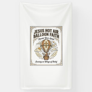 Jesus Hot Air Balloon Faith Jesus Hot Air Balloon  Banner