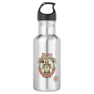 Jesus Hourglass Patience Jesus Hourglass Patience  532 Ml Water Bottle