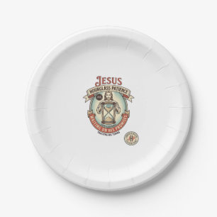 Jesus Hourglass Patience Jesus Hourglass Patience  Paper Plate