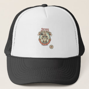 Jesus Hourglass Patience Jesus Hourglass Patience Trucker Hat