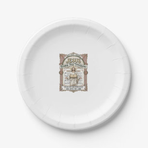 Jesus Hymnal Page Typography Jesus Hymnal Page Paper Plate