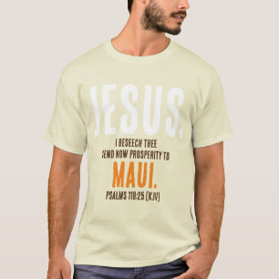 "JESUS, I Beseech Thee" - Thanksgiving Day Colours T-Shirt