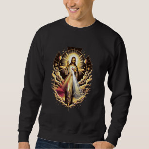 Jesus I Trust In You Divine Mercy Catholic Sweatshirt
