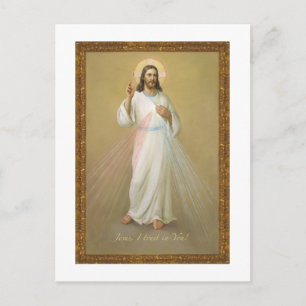 Jesus I Trust In You Postcard