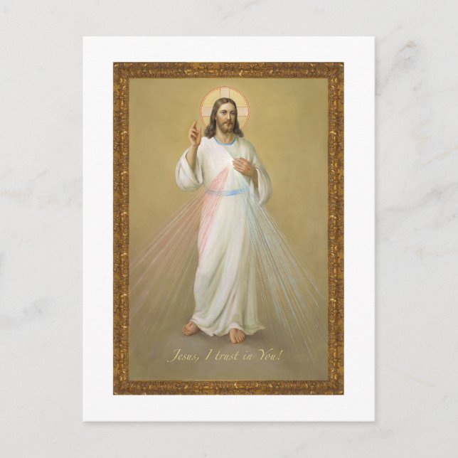 Jesus I Trust In You Postcard (Front)