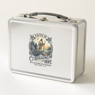 Jesus Immigration Starting Over Courage Shirt Chri Metal Lunch Box