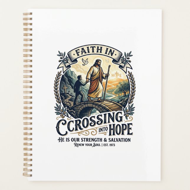 Jesus Immigration Starting Over Courage Shirt Chri Planner (Front)