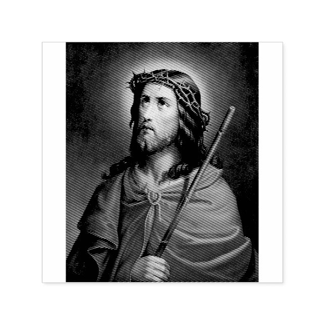 Jesus in Crown of thorns Self-inking Stamp (Design)