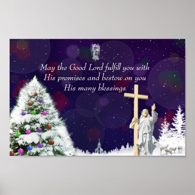 Jesus in Snow Poster (Front)