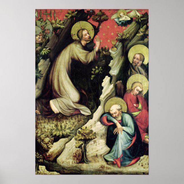 Jesus in the Garden of Gethsemane Poster (Front)