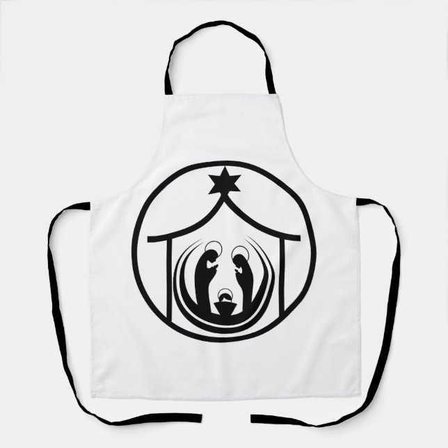 Jesus in the manger apron (Front)