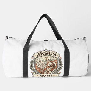 Jesus Incense Prayer Rising Jesus Incense Prayer R Duffle Bag