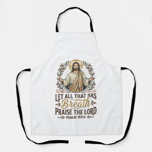 Jesus Indie Folk Acoustic Worship Graphic Tee Chri Apron