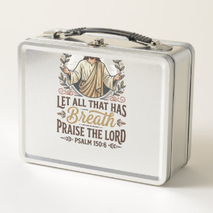 Jesus Indie Folk Acoustic Worship Graphic Tee Chri Metal Lunch Box