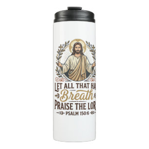 Jesus Indie Folk Acoustic Worship Graphic Tee Chri Thermal Tumbler